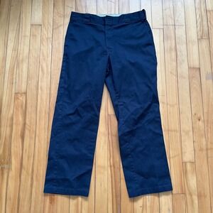 Dickies 874 Original Fit Work Pants Navy Blue Size 36x30